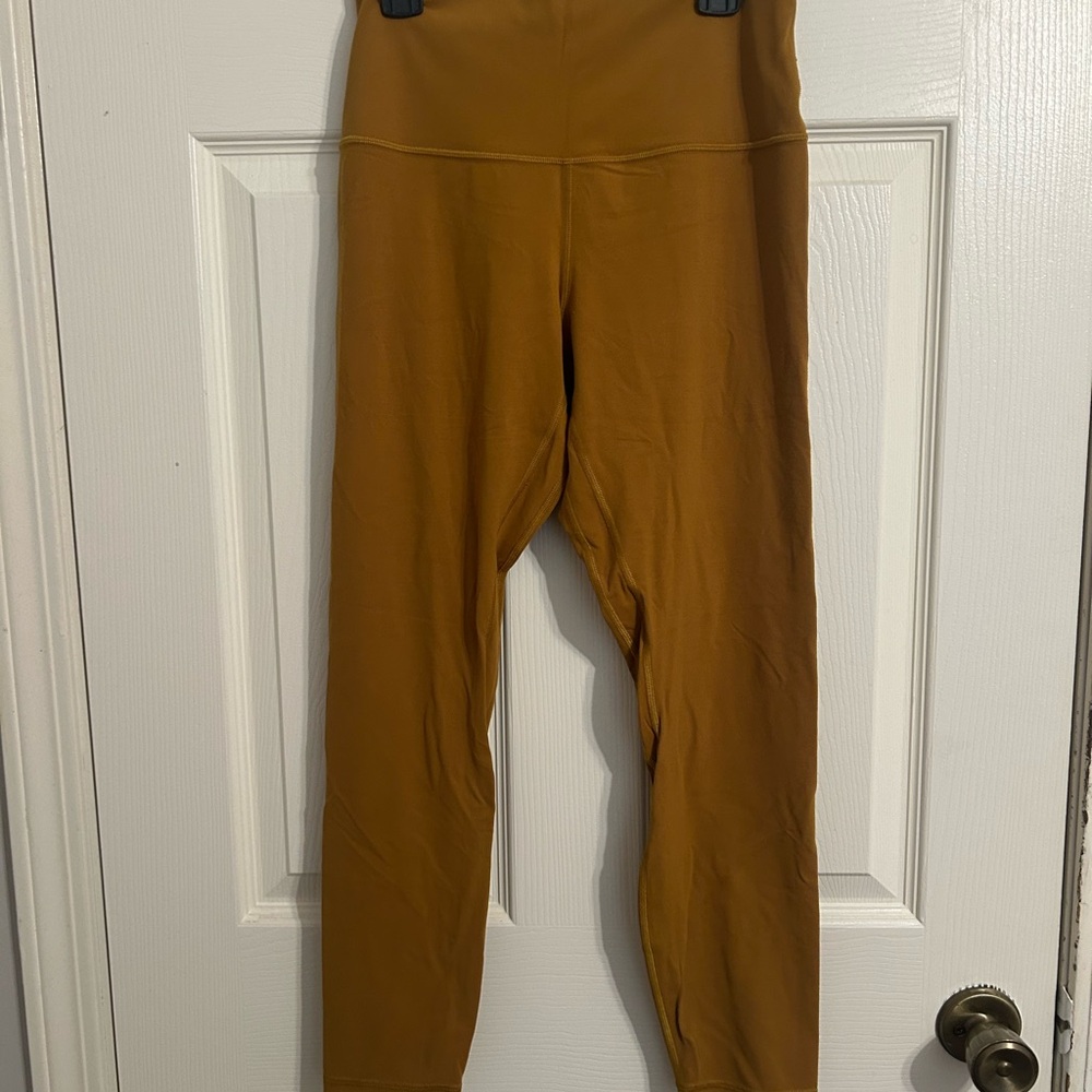 Lululemon Athletica Mustard Leggings
